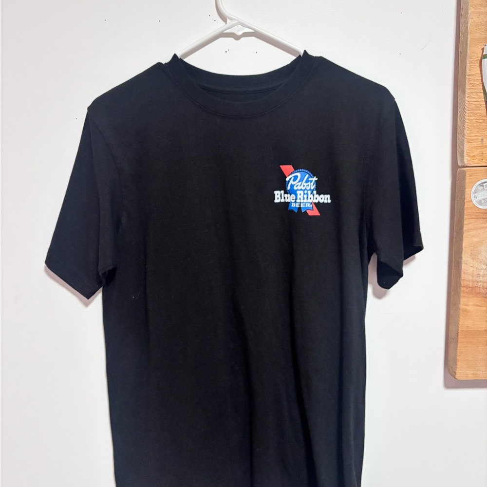 Pabst Blue Ribbon Black Short Sleeve Tee